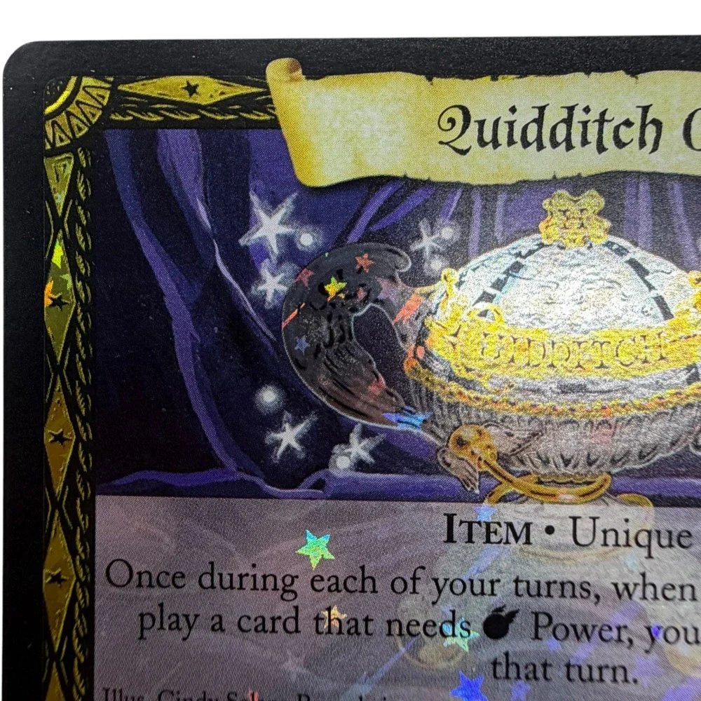 Harry Potter TCG Quidditch Cup 23/80 Rare Foil WotC 2002 Card Excellent